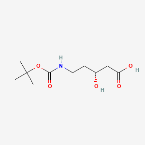(R)-5-((tert-Butoxycarbonyl)amino)-3-hydroxypentanoic acid
