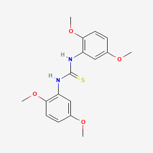 molecular formula C17H20N2O4S B5811799 1,3-Bis(2,5-dimethoxyphenyl)thiourea 