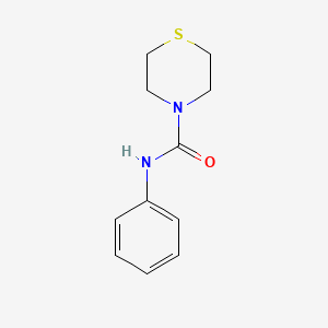 molecular formula C11H14N2OS B5811859 N-phenylthiomorpholine-4-carboxamide 
