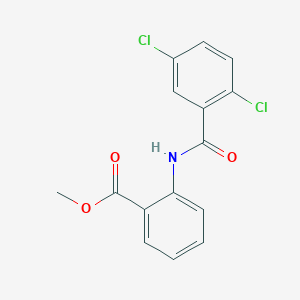 molecular formula C15H11Cl2NO3 B5811915 Methyl 2-(2,5-dichlorobenzamido)benzoate 