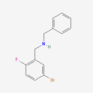 2-(Benzylaminomethyl)-4-bromo-1-fluorobenzene