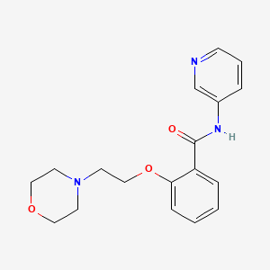2-[2-(Morpholin-4-yl)ethoxy]-N-(pyridin-3-yl)benzamide