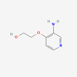 molecular formula C7H10N2O2 B581216 2-(3-Aminopyridin-4-yloxy)ethanol CAS No. 1040316-57-1
