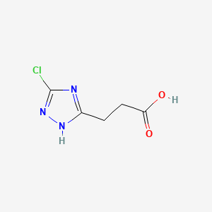 3-(3-Chloro-1H-1,2,4-triazol-5-yl)propanoic acid