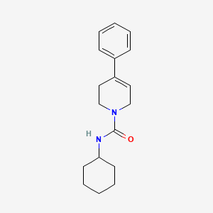 molecular formula C18H24N2O B5812217 N-cyclohexyl-4-phenyl-3,6-dihydro-2H-pyridine-1-carboxamide 