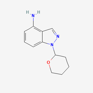 1-(Tetrahydro-2H-pyran-2-yl)-1H-indazol-4-amine