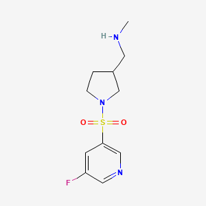 1-(1-(5-Fluoropyridin-3-ylsulfonyl)pyrrolidin-3-yl)-n-methylmethanamine