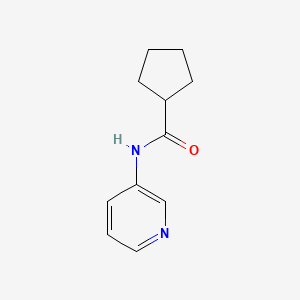 molecular formula C11H14N2O B5812391 N-(3-PYRIDYL)-1-CYCLOPENTANECARBOXAMIDE 