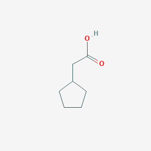 molecular formula C7H12O2 B058124 环戊基乙酸 CAS No. 1123-00-8