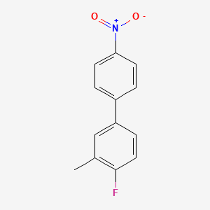 molecular formula C13H10FNO2 B581242 1-Fluoro-2-methyl-4-(4-nitrophenyl)benzene CAS No. 1352318-40-1