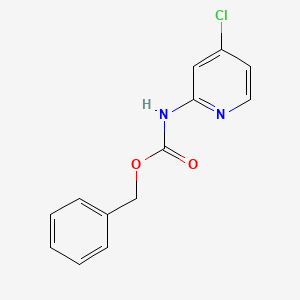 molecular formula C13H11ClN2O2 B581248 Benzyl (4-chloropyridin-2-yl)carbamate CAS No. 1073372-14-1
