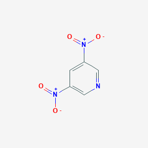 molecular formula C5H3N3O4 B058125 3,5-Dinitropyridine CAS No. 940-06-7