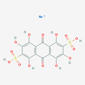 molecular formula C14H8NaO14S2+ B058126 Alizarin Cyanin BB CAS No. 10114-40-6
