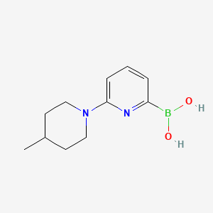 (6-(4-Methylpiperidin-1-yl)pyridin-2-yl)boronic acid
