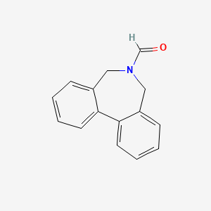 molecular formula C15H13NO B5812650 5,7-dihydro-6H-dibenzo[c,e]azepine-6-carbaldehyde CAS No. 5560-87-2