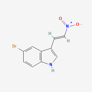 molecular formula C10H7BrN2O2 B5812668 5-bromo-3-(2-nitrovinyl)-1H-indole 
