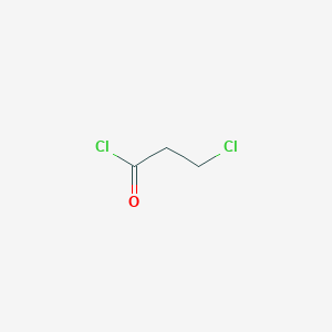 molecular formula C3H4Cl2O B058127 3-Chloropropionyl chloride CAS No. 625-36-5