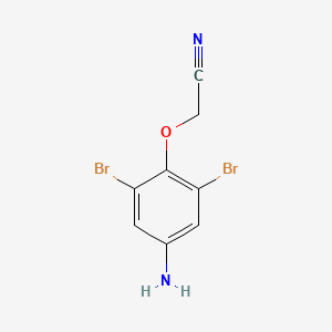 2-(4-Amino-2,6-dibromophenoxy)acetonitrile