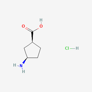 (1S,3R)-3-Aminocyclopentanecarboxylic acid hydrochloride