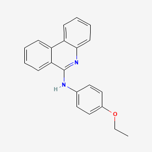 molecular formula C21H18N2O B5812785 N-(4-ethoxyphenyl)phenanthridin-6-amine 