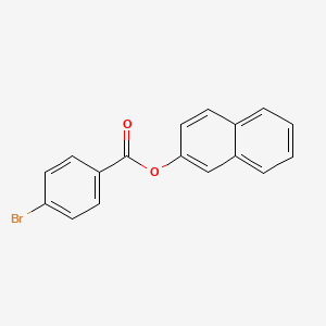 molecular formula C17H11BrO2 B5812826 Naphthalen-2-yl 4-bromobenzoate 