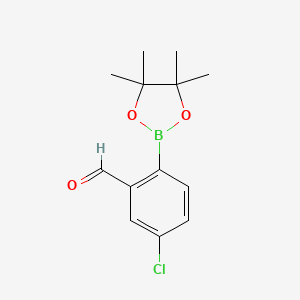 5-Chloro-2-(4,4,5,5-tetramethyl-1,3,2-dioxaborolan-2-yl)benzaldehyde