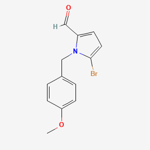 5-Bromo-1-(4-methoxybenzyl)pyrrole-2-carbaldehyde