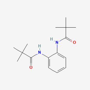 molecular formula C16H24N2O2 B5812971 N-[2-(2,2-Dimethyl-propionylamino)-phenyl]-2,2-dimethyl-propionamide CAS No. 93142-62-2