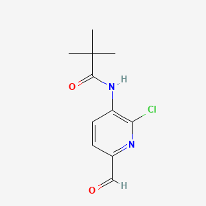 N-(2-Chloro-6-formylpyridin-3-yl)pivalamide
