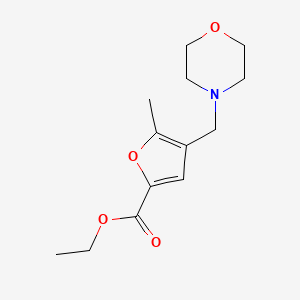 molecular formula C13H19NO4 B5813061 Ethyl 5-methyl-4-(morpholin-4-ylmethyl)furan-2-carboxylate 