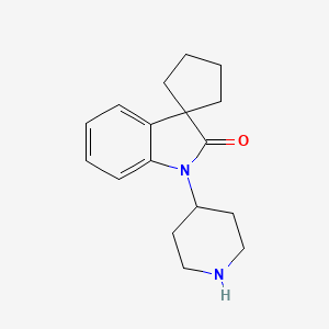 1'-(Piperidin-4-yl)spiro[cyclopentane-1,3'-indolin]-2'-one