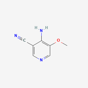 molecular formula C7H7N3O B581309 4-Amino-5-methoxynicotinonitrile CAS No. 1142192-15-1