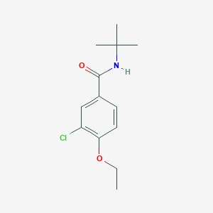 molecular formula C13H18ClNO2 B5813099 N-tert-butyl-3-chloro-4-ethoxybenzamide 