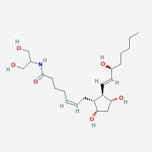 molecular formula C23H41NO6 B058131 PGF2alpha-dihydroxypropanylamine 