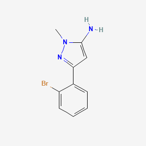 3-Amino-5-(2-bromophenyl)-2-methylpyrazole