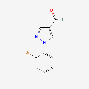 1-(2-Bromophenyl)pyrazole-4-carbaldehyde