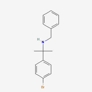 N-benzyl-2-(4-bromophenyl)propan-2-amine