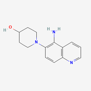1-(5-Aminoquinolin-6-yl)piperidin-4-ol