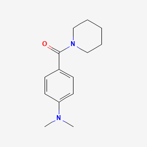 molecular formula C14H20N2O B5813373 N,N-dimethyl-4-(piperidine-1-carbonyl)aniline 