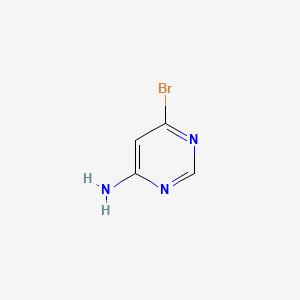 molecular formula C4H4BrN3 B581339 4-Amino-6-bromopyrimidine CAS No. 1159818-57-1