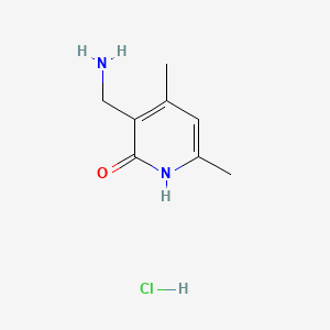 3-(aminomethyl)-4,6-dimethylpyridin-2(1H)-one hydrochloride