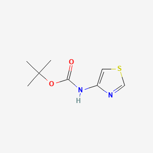 molecular formula C8H12N2O2S B581362 tert-Butyl thiazol-4-ylcarbamate CAS No. 1235406-42-4