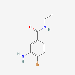 3-amino-4-bromo-N-ethylbenzamide