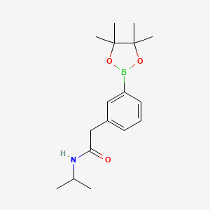 N-Isopropyl-2-(3-(4,4,5,5-tetramethyl-1,3,2-dioxaborolan-2-yl)phenyl)acetamide