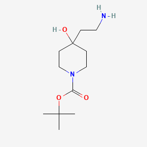 Tert-butyl 4-(2-aminoethyl)-4-hydroxypiperidine-1-carboxylate