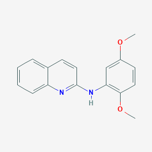 molecular formula C17H16N2O2 B5813731 N-(2,5-dimethoxyphenyl)quinolin-2-amine 