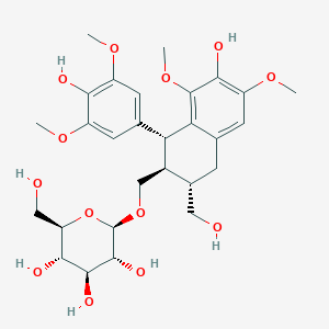 molecular formula C28H38O13 B058138 (-)-Lyoniresinol 9'-O-glucoside 