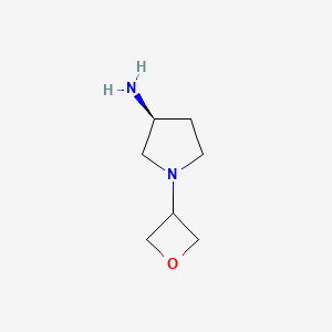(3S)-1-(Oxetan-3-YL)pyrrolidin-3-amine