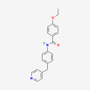 molecular formula C21H20N2O2 B5814173 4-Ethoxy-N-(4-(pyridin-4-ylmethyl)phenyl)benzamide CAS No. 313483-77-1