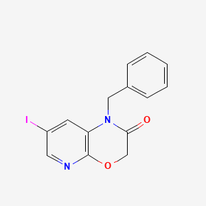 1-Benzyl-7-iodo-1H-pyrido[2,3-b][1,4]oxazin-2(3H)-one